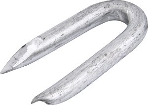 Grampo para cerca 1" x 9 BWG (19 JP x 11 LPP) galvanizado GERDAU - 20 pacotes com 1kg cada