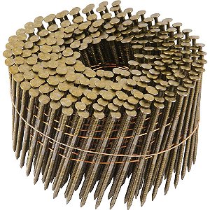 Prego coil anelado 2,5mm x 70mm zincado carretel com 300 unidades para o pregador PP 700 VONDER