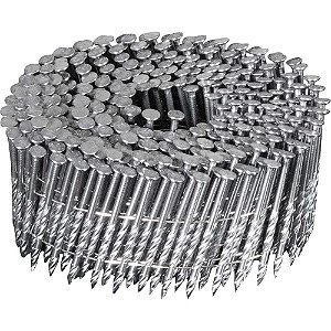 Prego coil ardox 2,5mm x 50mm polido carretel com 300 unidades caixa com 9.000 unidades para o pregador PP 700 VONDER