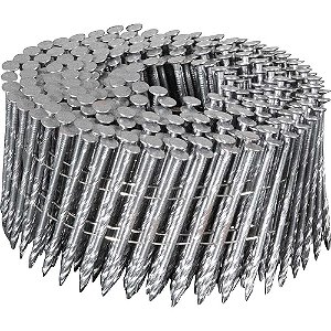 Prego coil ardox 2,5mm x 62mm polido carretel com 300 unidades caixa com 7.200 unidades para o pregador PP 700 VONDER