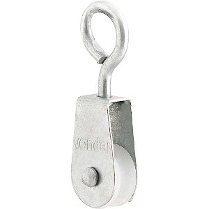 Roldana plástica 2cm com olhal VONDER