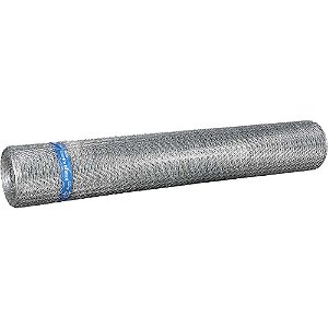 Tela metálica hexagonal pinteiro malha 1" 22 BWG x 1,5m com 50m MORLAN