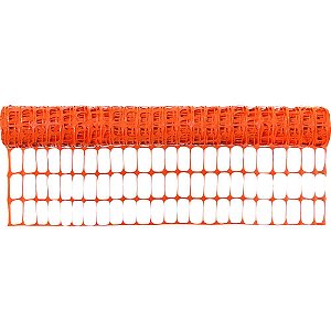 Tela tapume sinalização 1,20m x 50m FIT laranja PLASTCOR