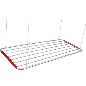 Varal de teto em alumínio 1,40m x 0,56m BOTAFOGO