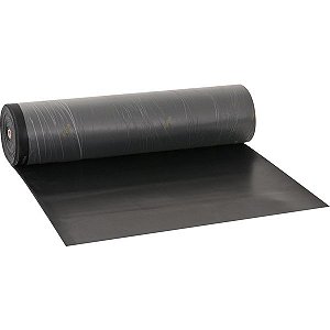 Lençol de borracha natural 3/32" 2,4mm sem lona VONDER - contém 1 rolo com 20m x 1m