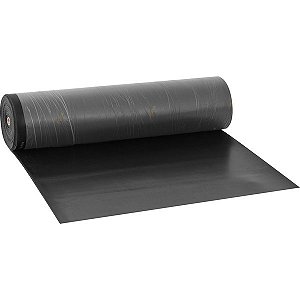 Lençol de borracha sintética 1/8" - 3,2mm sem lona VONDER - contém 1 rolo com 20m x 1m