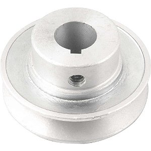 Polia de alumínio 1 canal perfil A 70mm com furo de 3/4" - 19,1mm VONDER