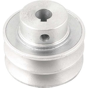 Polia de alumínio 2 canais perfil A 70mm com furo de 14mm VONDER