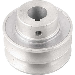 Polia de alumínio 2 canais perfil A 70mm com furo de 3/4" - 19,1mm VONDER