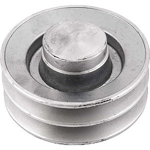 Polia de alumínio 2 canais perfil B 120mm sem furo VONDER
