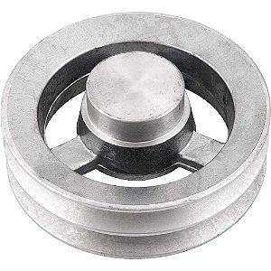 Polia de alumínio 2 canais perfil B 150mm sem furo VONDER