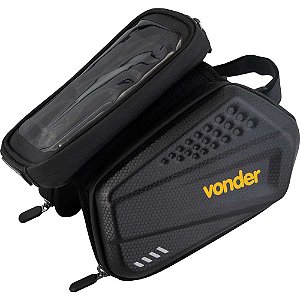Bolsa dupla com porta-celular para bicicleta VONDER