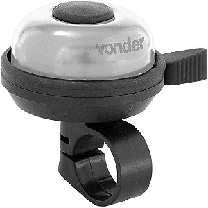 Campainha para bicicleta tipo trim trim prata VONDER