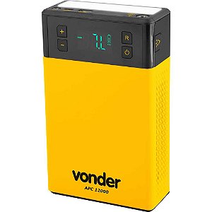 Auxiliar de partida portátil com compressor de ar APC 12000 VONDER
