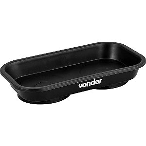 Bandeja magnética retangular plástica 140mm x 240mm VONDER