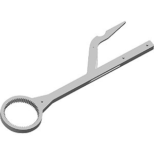 Chave ajustável estriada para remover filtros de óleo diâmetro 66mm e 80mm 101031 RAVEN