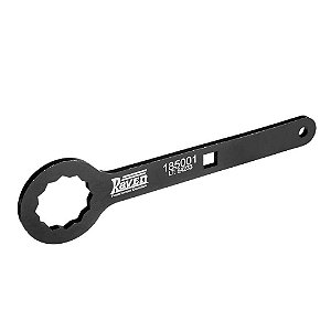 Chave estriada de 40mm para soltar e apertar a contra porca do guia 185001 RAVEN