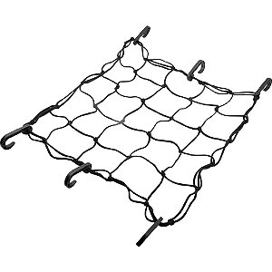 Rede elástica 42cm x 42cm preta MAGNO
