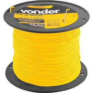 Fio de nylon 1,8mm x 500m redondo VONDER
