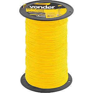 Fio de nylon 2,4mm x 500m redondo VONDER