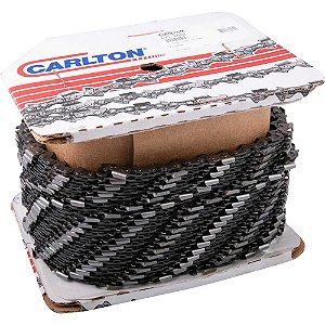 Corrente para motosserra com elo redondo B3S 0,404" rolo com 30,4m CARLTON