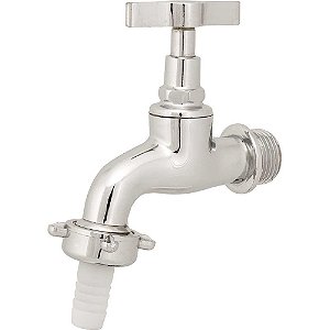 Torneira metálica para jardim cromada 3/4" 1128 DELTA