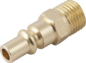 Conector/racord de 1/4" com rosca macho 1/4" NPT VONDER