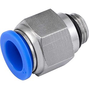 Conexão rápida reta 12mm rosca 1/4" BSP VONDER
