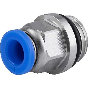 Conexão rápida reta 6mm rosca 1/4" BSP VONDER