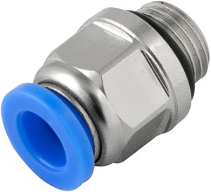 Conexão rápida reta 8mm rosca 1/4" BSP VONDER