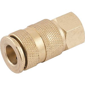 Engate rápido de 1/4" rosca fêmea 1/4" NPT com esfera VONDER