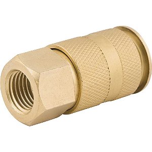 Engate rápido de 1/4" rosca fêmea 1/4" NPT com esfera caixa com 20 unidades VONDER
