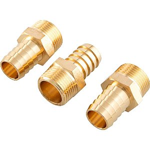 Espigão rosca macho de 3/4" NPT com escama de 3/4" cartela com 3 peças VONDER