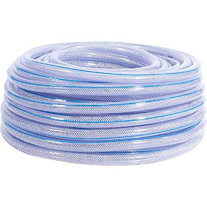 Mangueira cristal trançada PTN 250 3/4" rolo com 50 metros NOVE54