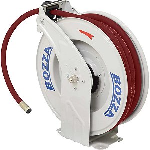 Carretel retrátil para mangueira de água com mangueira 17100 - AG15 BOZZA