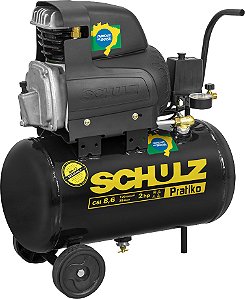 Motocompressor de ar 8,6 pcm 22,9 litros 220V Pratiko CSI 8,6/25 9150422-0 SCHULZ