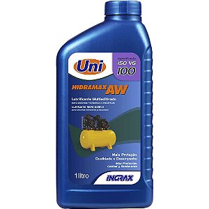 Óleo para compressores e sistemas hidráulicos AW 100 1 litro INGRAX