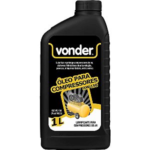 Óleo para compressores e sistemas hidráulicos AW 150 1 litro VONDER