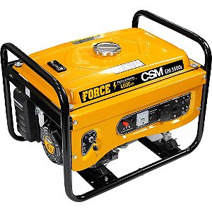 Gerador a gasolina 4.000W 127V/220V motor 4 tempos partida manual e elétrica GM 3500E CSM