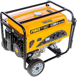 Gerador a gasolina 6.000W 127V / 220V motor 4 tempos partida manual GM 5500 CSM