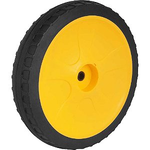 Roda de 300mm x 60mm plástico e borracha para a varredeira manual VPV 920 VONDER