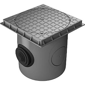 Caixa de passagem elétrica para piso DN 300 1298 KRONA
