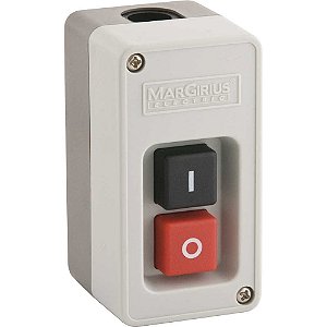Chave elétrica sobrepor liga e desliga 3x20 A 3,0 CV 220V CS102-T sem corrente contínua PVC acionamento botão MAR-GIRIUS