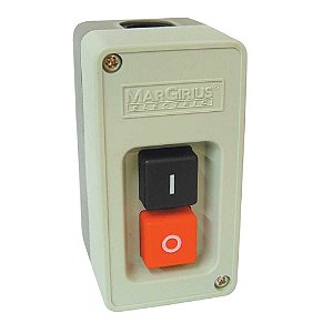 Chave elétrica sobrepor liga e desliga 3x30 A 4,0 CV 220V CS102-TP PVC acionamento botão MAR-GIRIUS