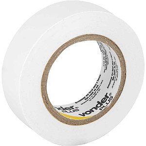 Fita isolante 19mm x 10m branca VONDER PLUS - 10 unidades