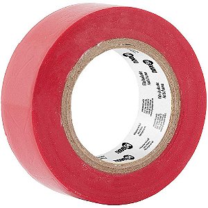 Fita isolante 19mm x 10m vermelha NOVE54 - 10 unidades