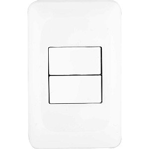 Conjunto com 2 interruptores paralelos 10 A LGX202 4x2 PIAL POP