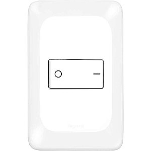 Conjunto interruptor bipolar simples 10 A LGX010B 4x2 PIAL POP