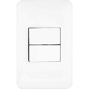 Conjunto interruptor simples e paralelo 10 A LGX102 4x2 PIAL POP