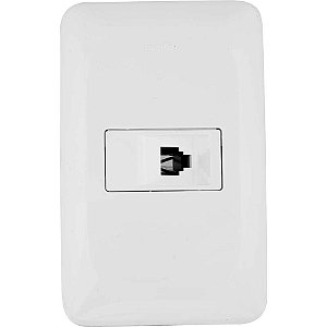 Conjunto tomada para telefone RJ11 4x2 LGX090 PIAL POP